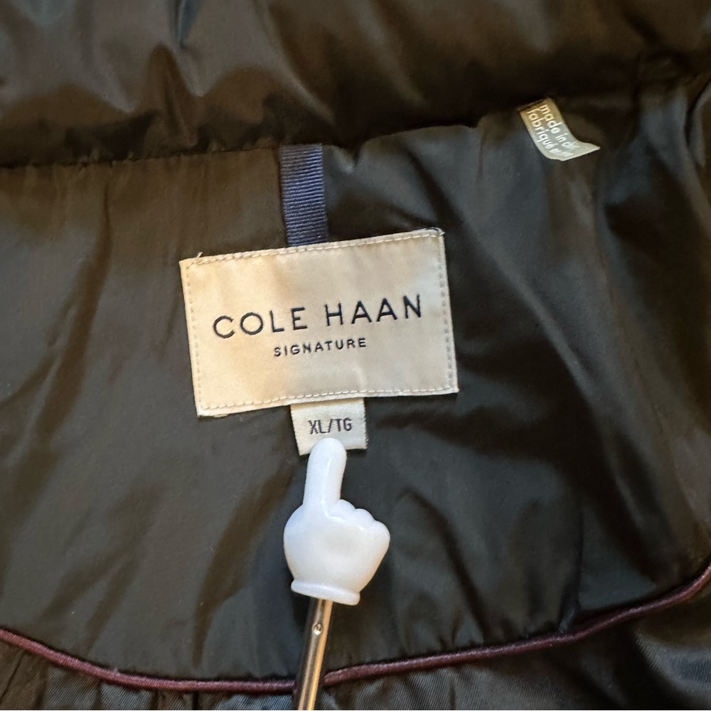 Cole Haan Signature Quilted Puffer Jacket XL - Picture 7 of 16